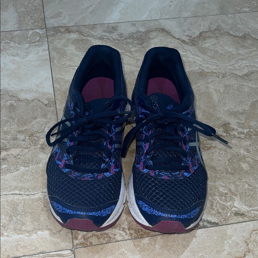 Asics Women's Athletic Shoes in Navy and Purple